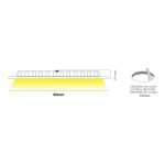 Downlight panel LED Redondo 90mm Niquel 4W 